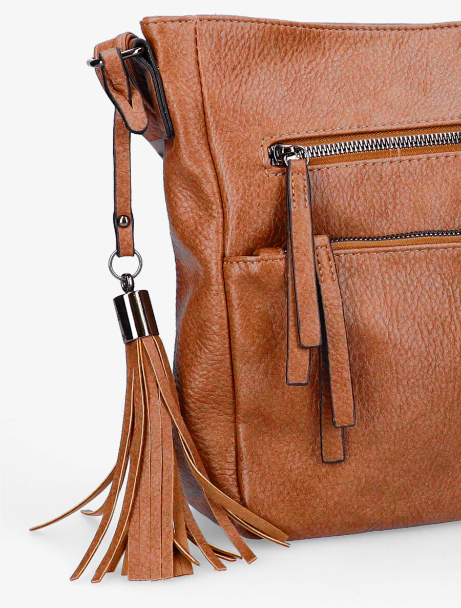Sac besace Zoé - Camel - 4