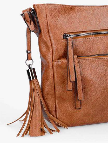 Sac besace Zoé - Camel - 4