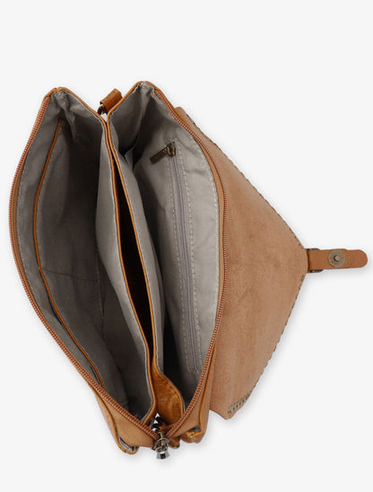 Sac besace Jelena - Jaune moutarde - 6