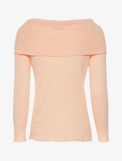 Pull basic col châle - noir - 2
