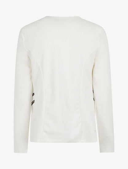 Veste poches à double zips - blanc - 2