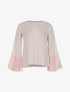 Blouse manches flutes rayée - rose - 3
