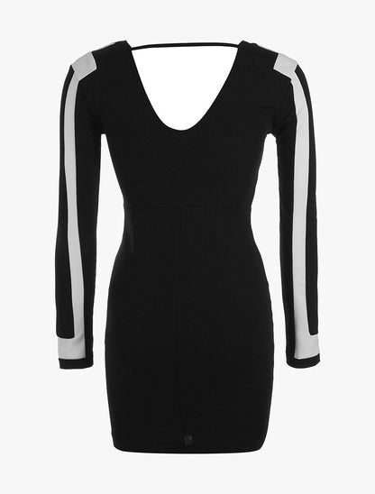 Robe graphique - noir/blanc - 2