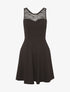 Robe gros flot au dos - noir - 3
