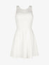 Robe gros flot au dos - blanc - 3