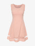 Robe basic bas transparent - rose - 1