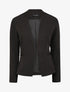 Veste unie ajustée - Noir - 4