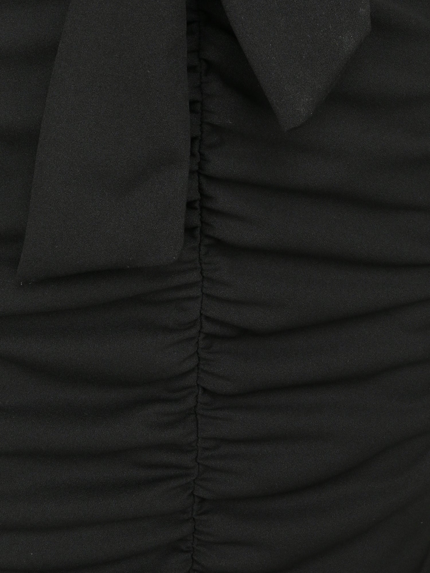 Robe moulante à détail froncés - Noir - 3