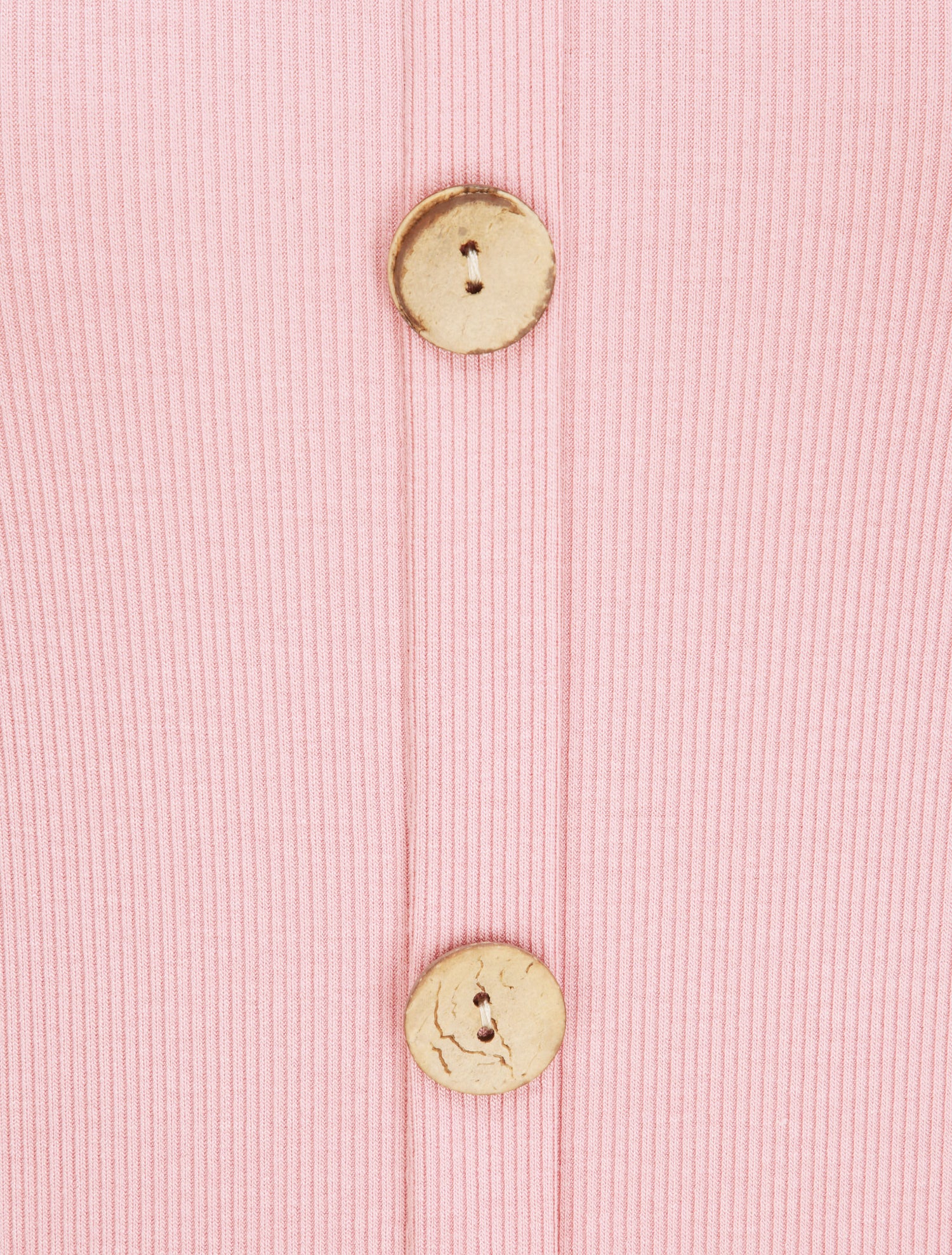 Débardeur droit uni boutonné - Rose - 3