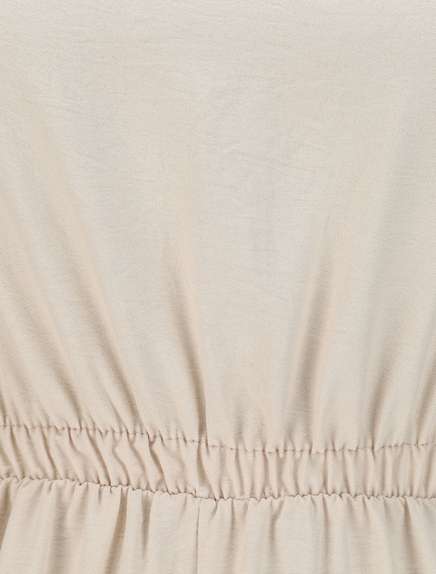 Combinaison fluide unie - Beige - 3