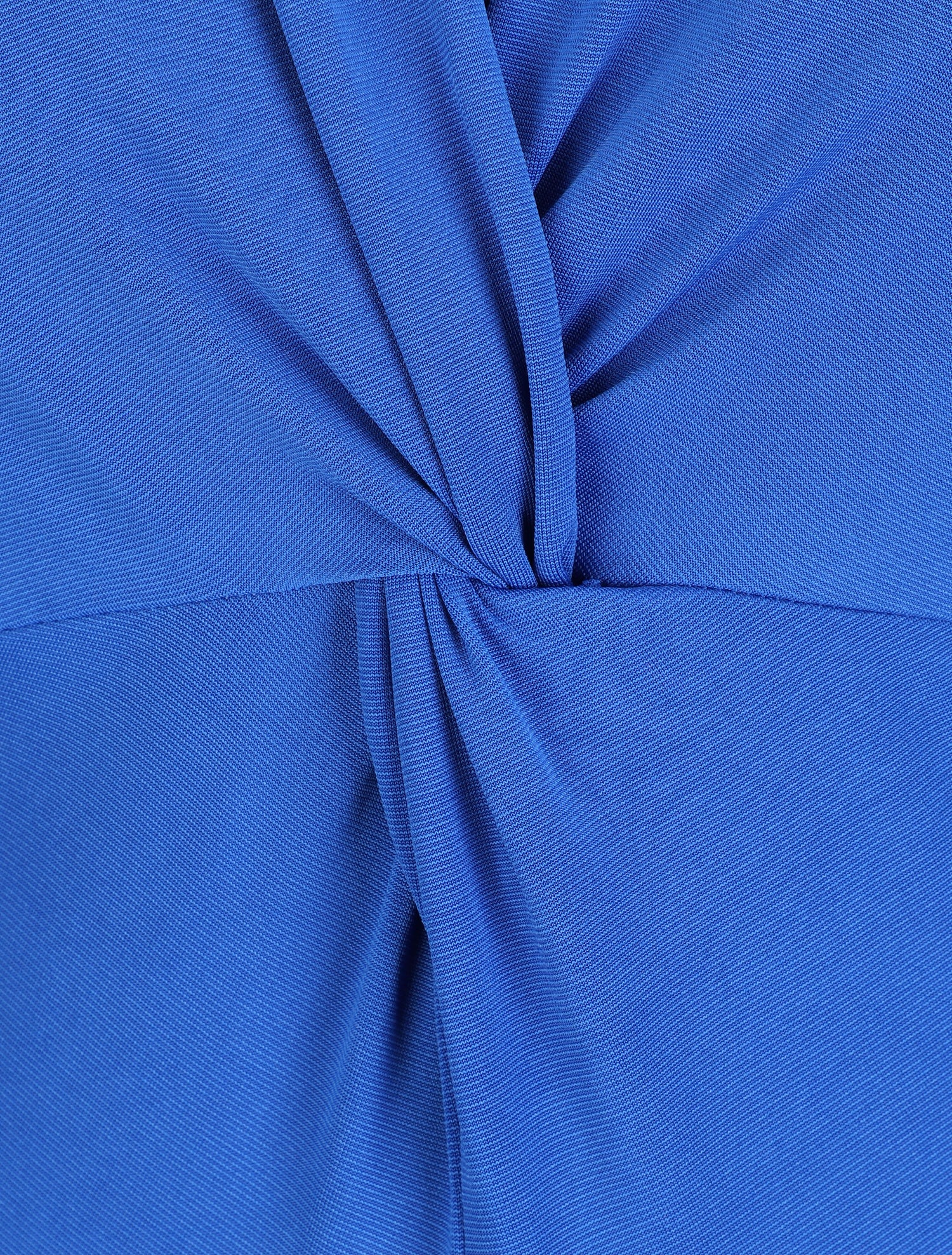 Body uni à col style noeud - Bleu roi - 3
