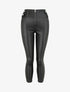 Pantalon simili uni - Noir - 4