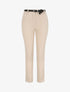 Pantalon fluide uni - Beige - 1