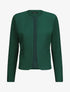 Blazer uni droit - Vert sapin - 1