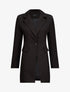 Blazer extra long - Noir - 4