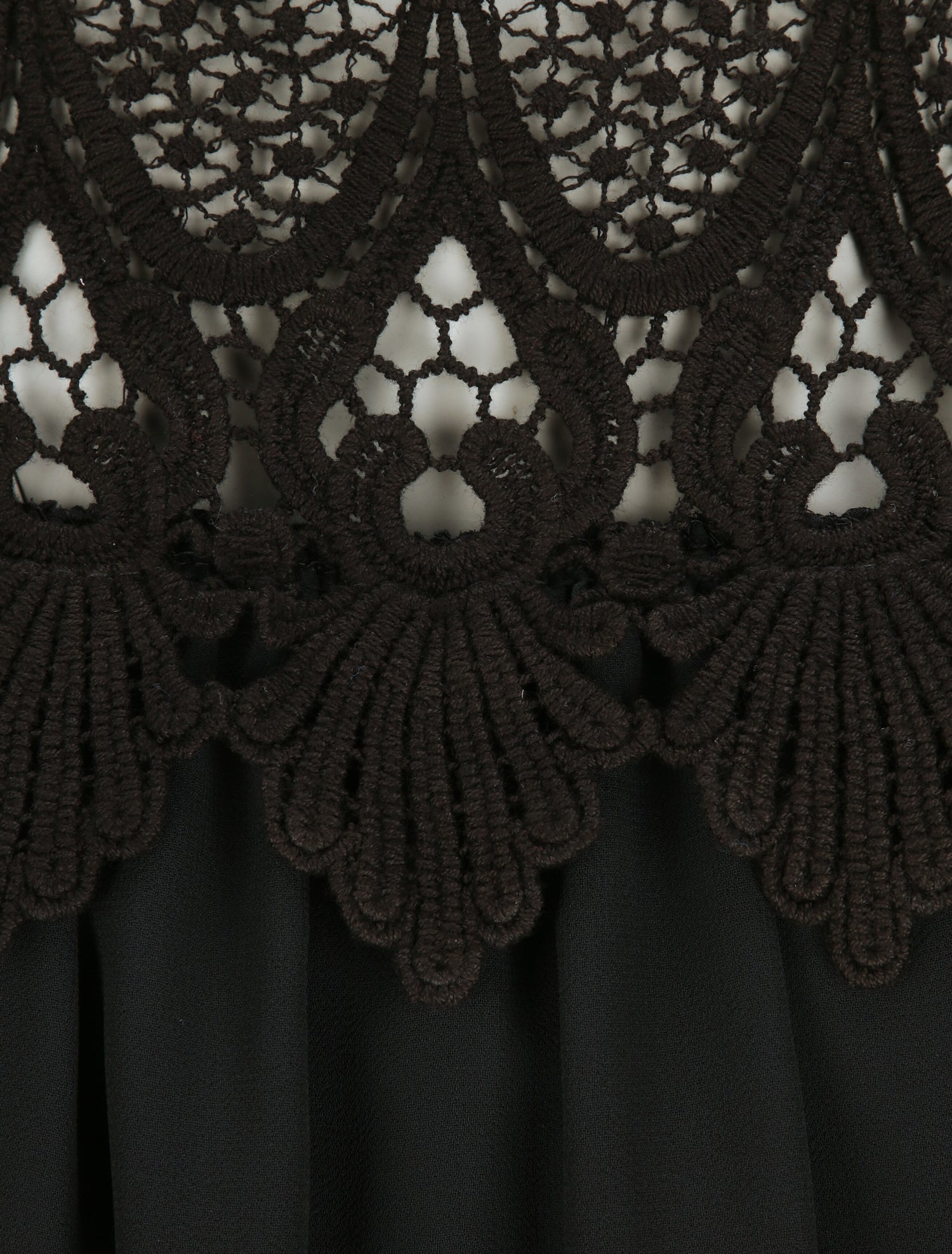 Top boule à empiècement crochet - Noir - 4