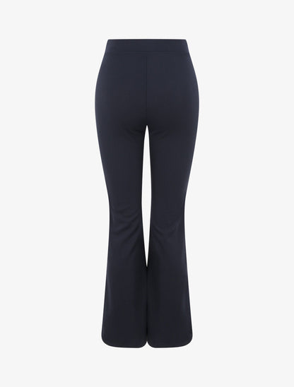 Pantalon taille standard coupe flare - Marine - 2