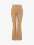 Pantalon taille standard coupe flare - Camel - 4