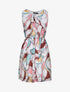 Robe en voile à imprimé psychédélique - Blanc - 1