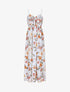 Robe longue à imprimé fleurs d&