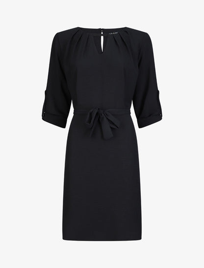 Robe longue fluide - Noir - 1