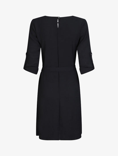 Robe longue fluide - Noir - 2