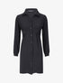 Robe chemise fluide - Noir - 4