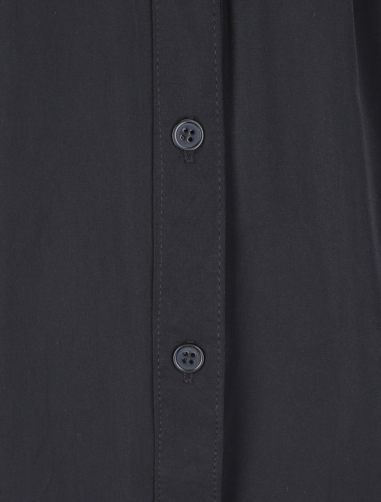 Robe chemise fluide - Noir - 3