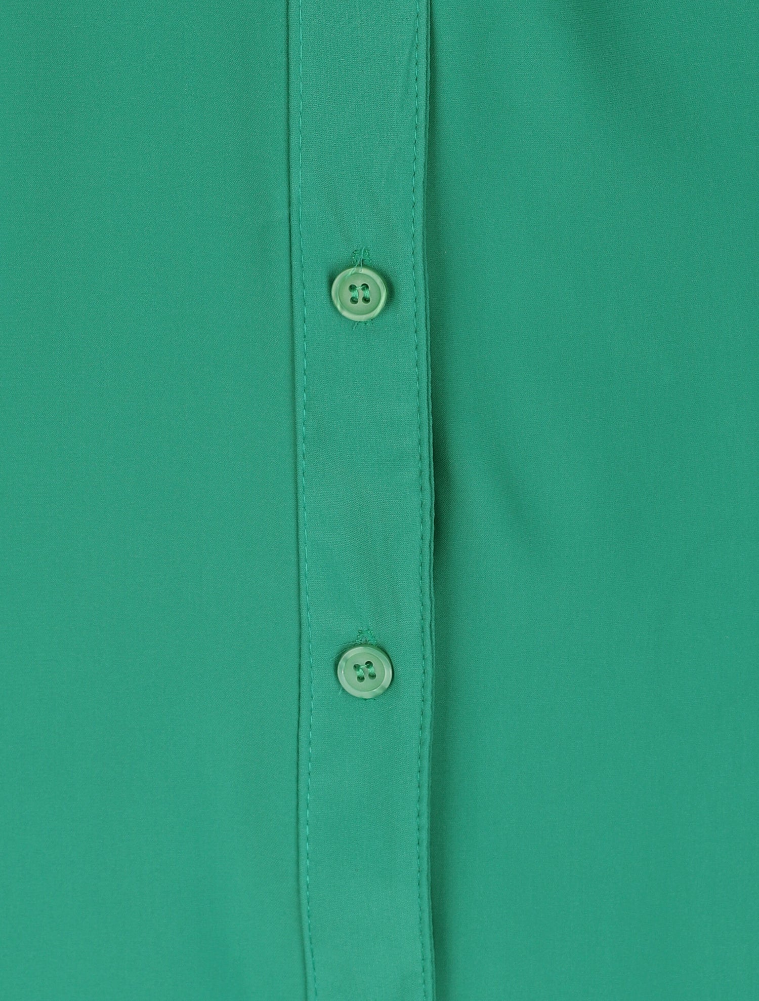 Robe chemise fluide - Vert - 3