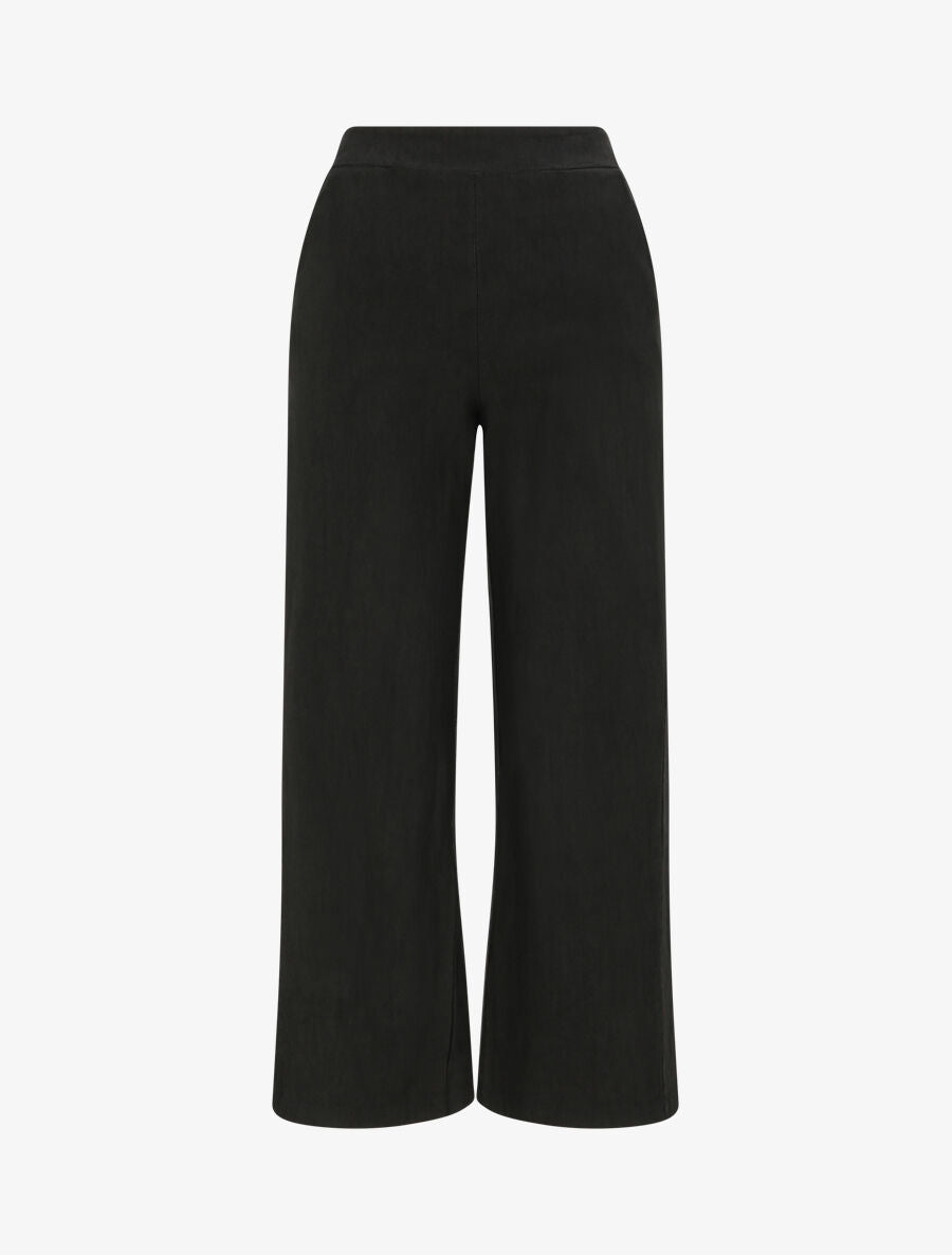 Pantalon ample coupe droite - Noir - 4