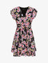 Robe en voile à imprimé fleurs d&