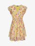 Robe en voile à imprimé fleurs d&