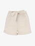 Mini short à revers - Beige - 1