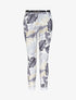 Pantalon à revers imprimé feuilles - Gris anthracite - 3