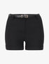 Short uni à revers - Noir - 3