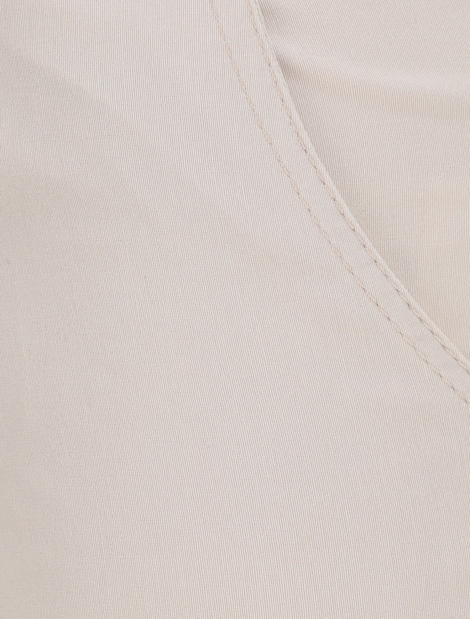 Short uni à revers - Beige - 3