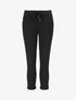 Pantalon droit taille haute froncée - Noir - 4