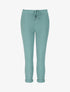 Pantalon droit taille haute froncée - Vert d&