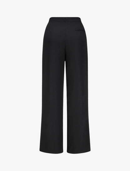 Pantalon ample coupe droite - Noir - 2