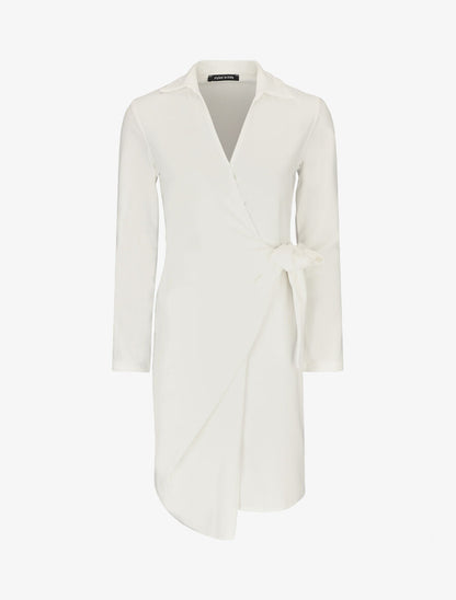 Robe unie portefeuille trompe-l&