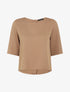 Top à dos boutonné - Camel - 4