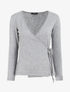 Pull cache-coeur uni - Gris - 1