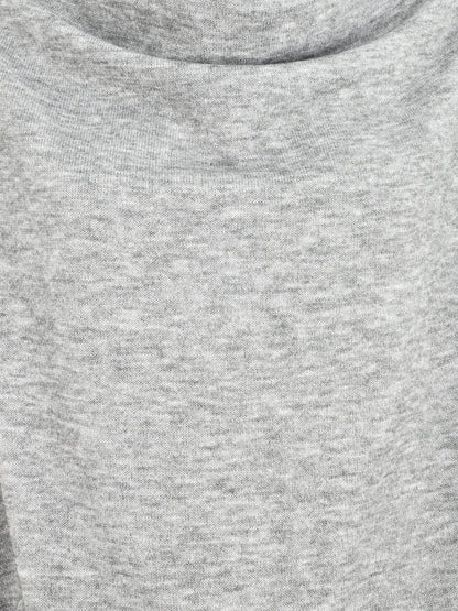 Pull loose col bénitier - Gris clair - 3