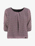 Blouse imprimé mosaïque - Violet - 1