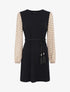 Robe coupe droite à manches imprimé fleuri - Beige - 5