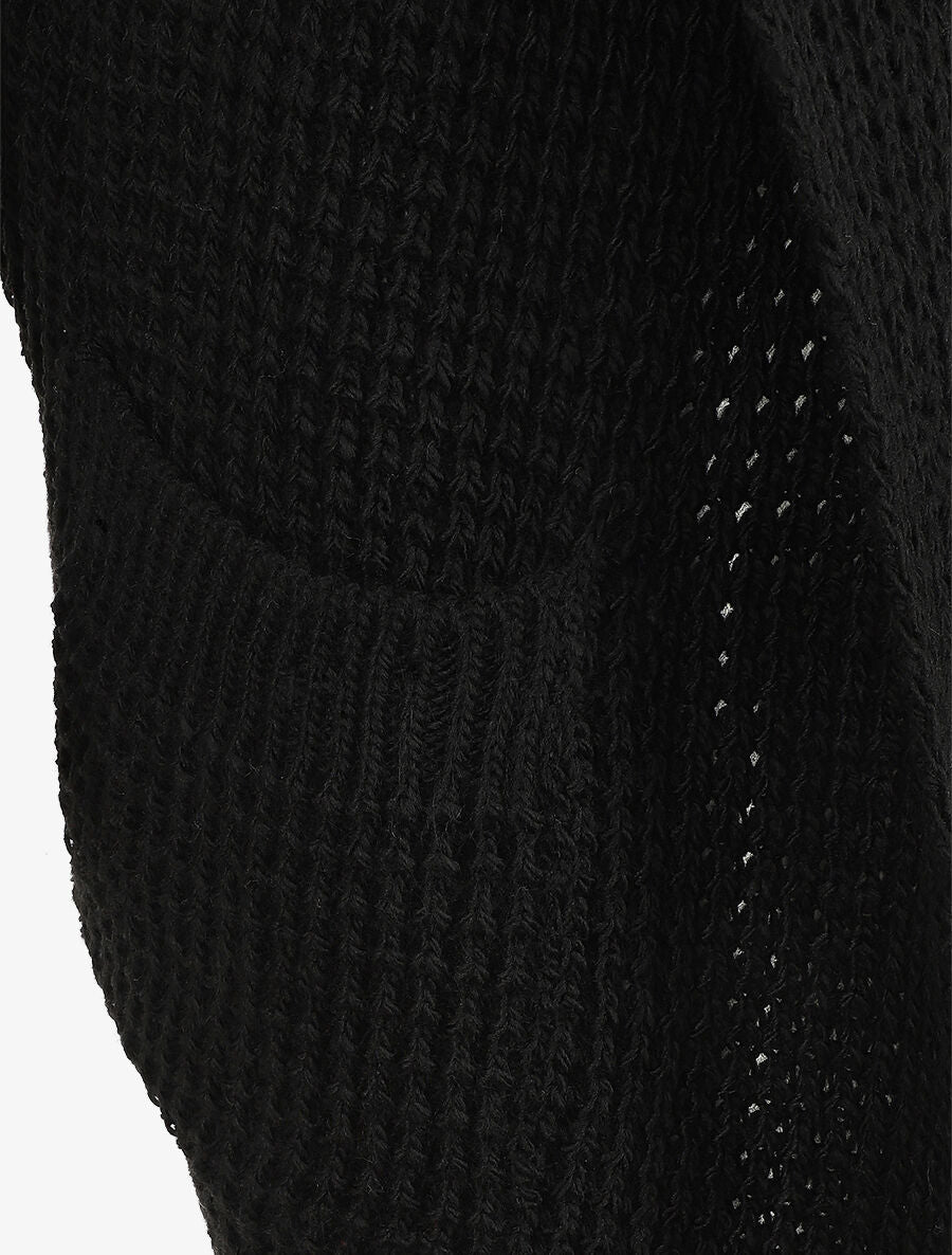 Gilet manches courtes et col châle - Noir - 3