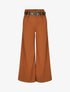 Pantalon fluide coupe ample - Camel - 1