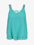 Top en voile fin transparent - Turquoise - 4