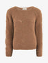 Pull uni duveteux - Camel - 1