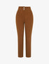 Pantalon classique coupe droite - Marron - 4